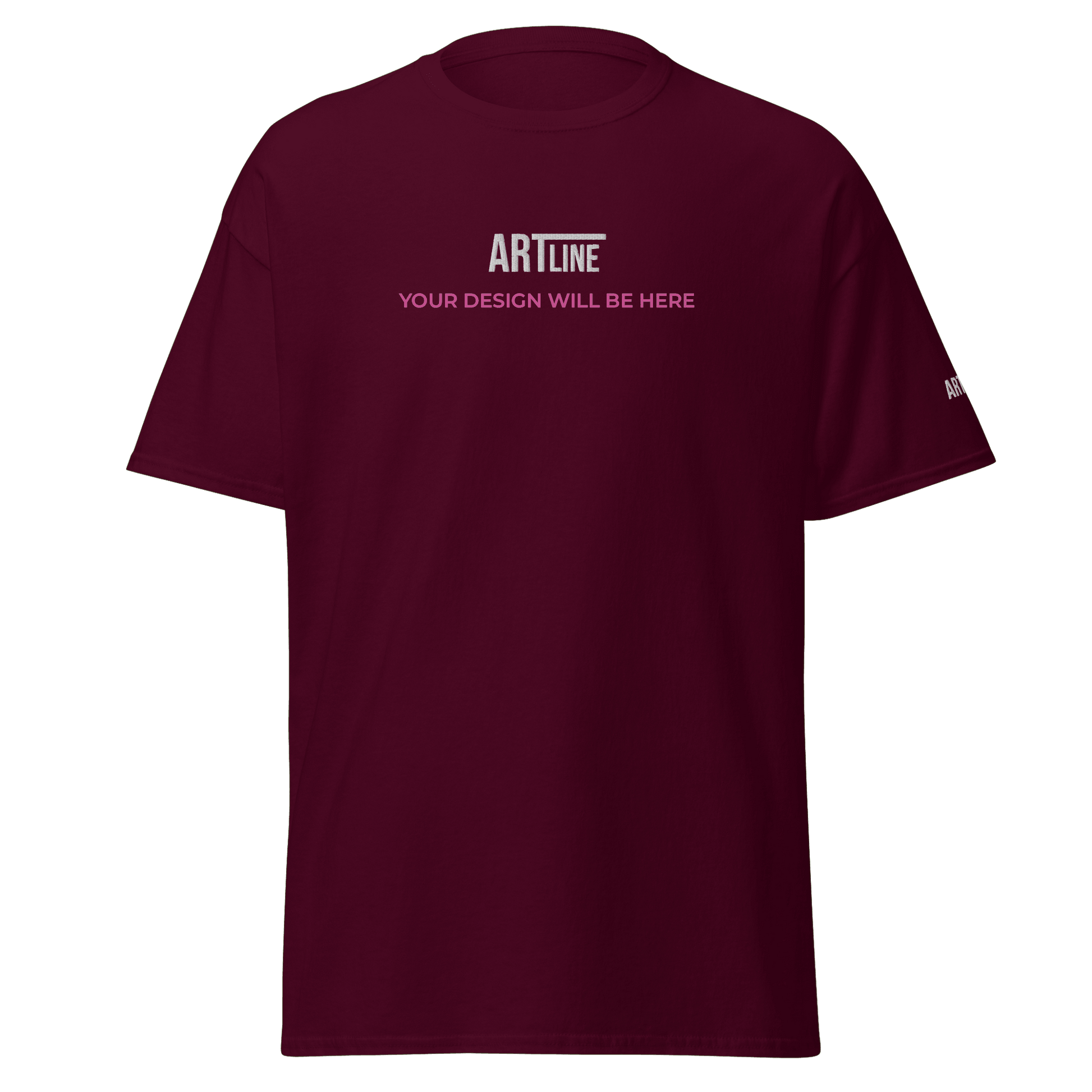 Custom Embroidered T-shirt - ARTline