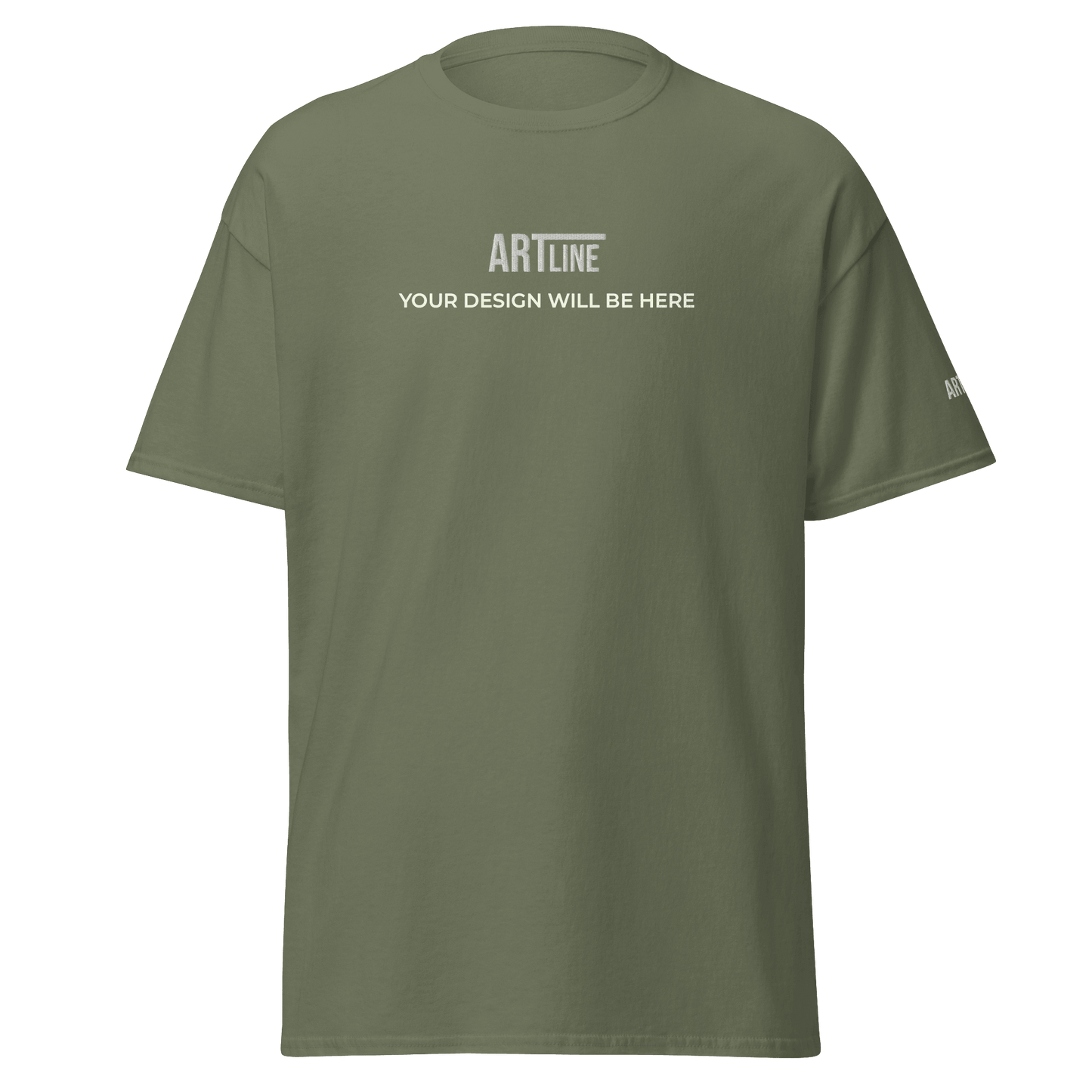 Custom Embroidered T-shirt - ARTline