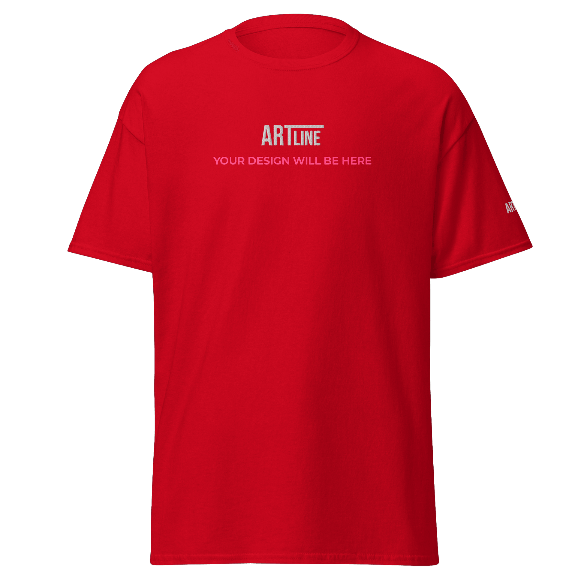 Custom Embroidered T-shirt - ARTline