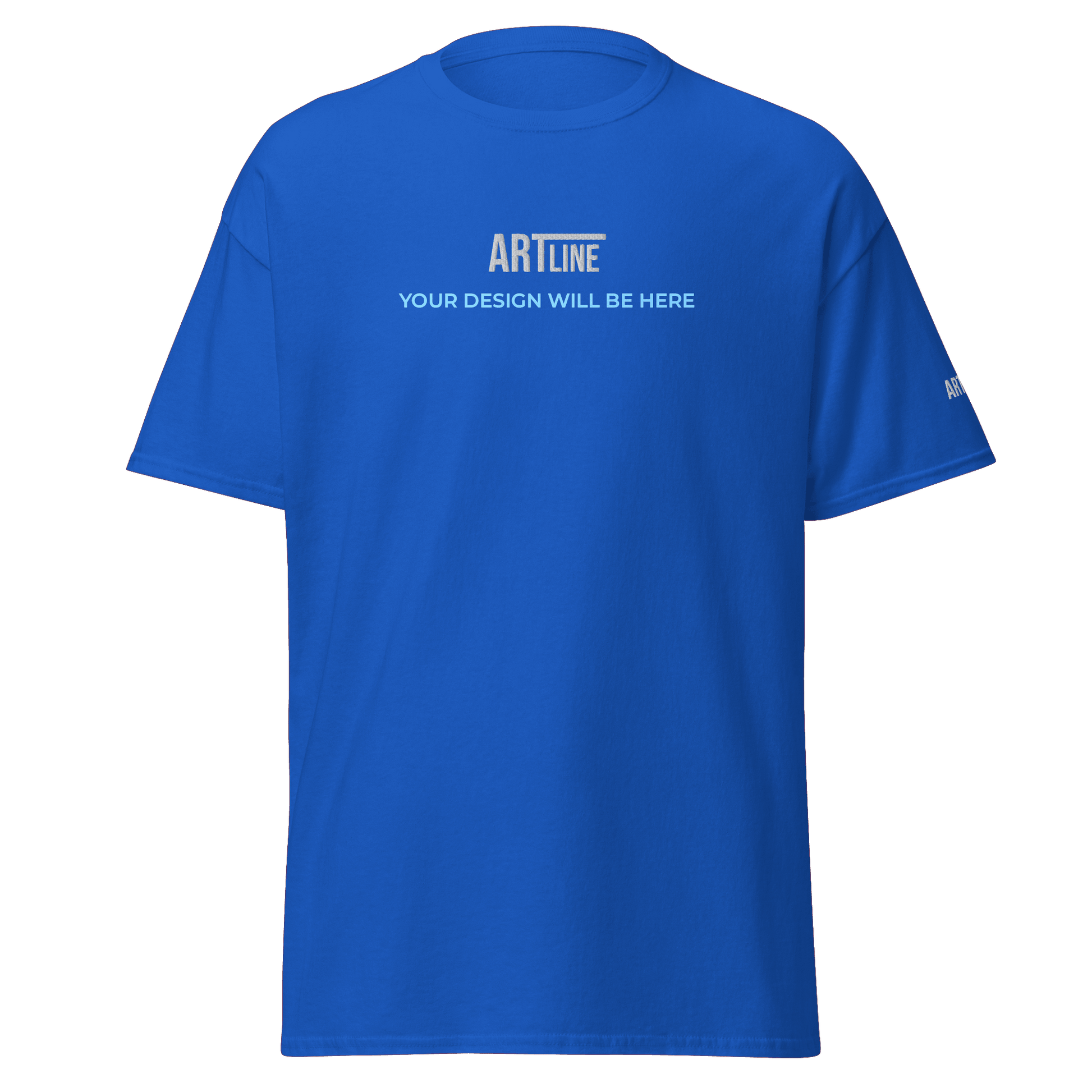 Custom Embroidered T-shirt - ARTline